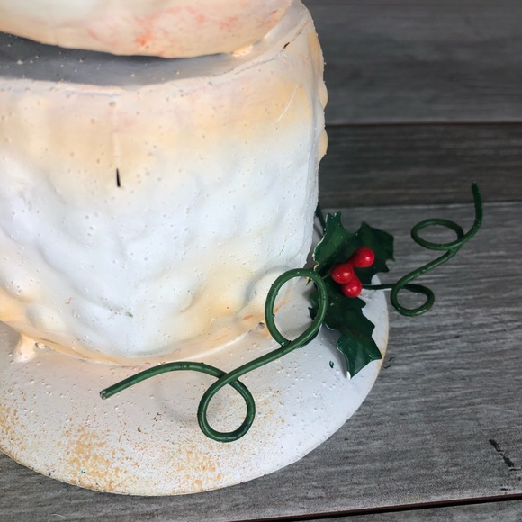 Metal marshmallow snowman - Picture 5 of 7